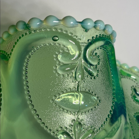 💚 Northwood Glass Co. early 1900s, in their “Scroll with Beads” pattern - Picture 15 of 17